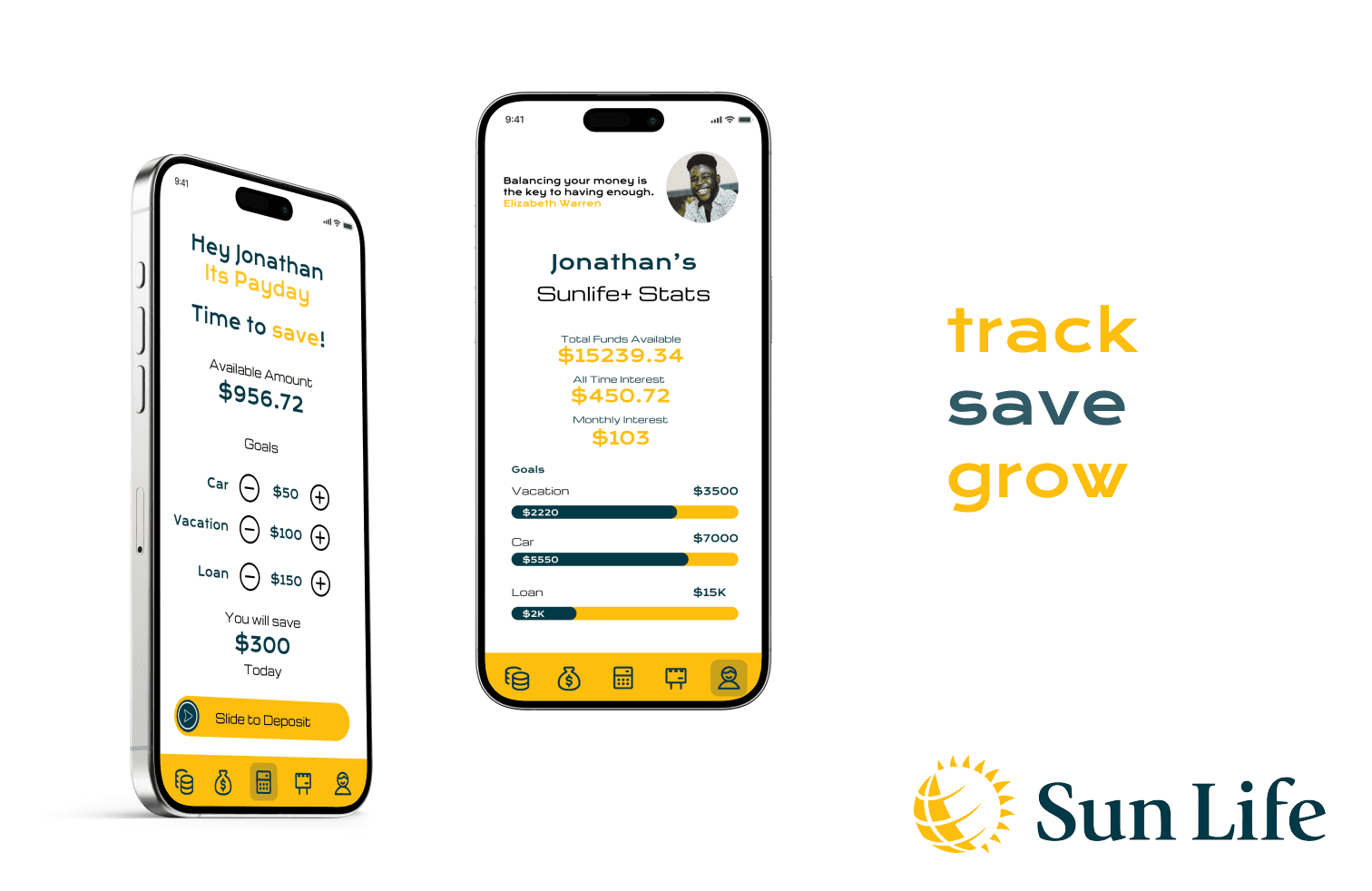 Sunlife (Hackathon) — Gamification of savings