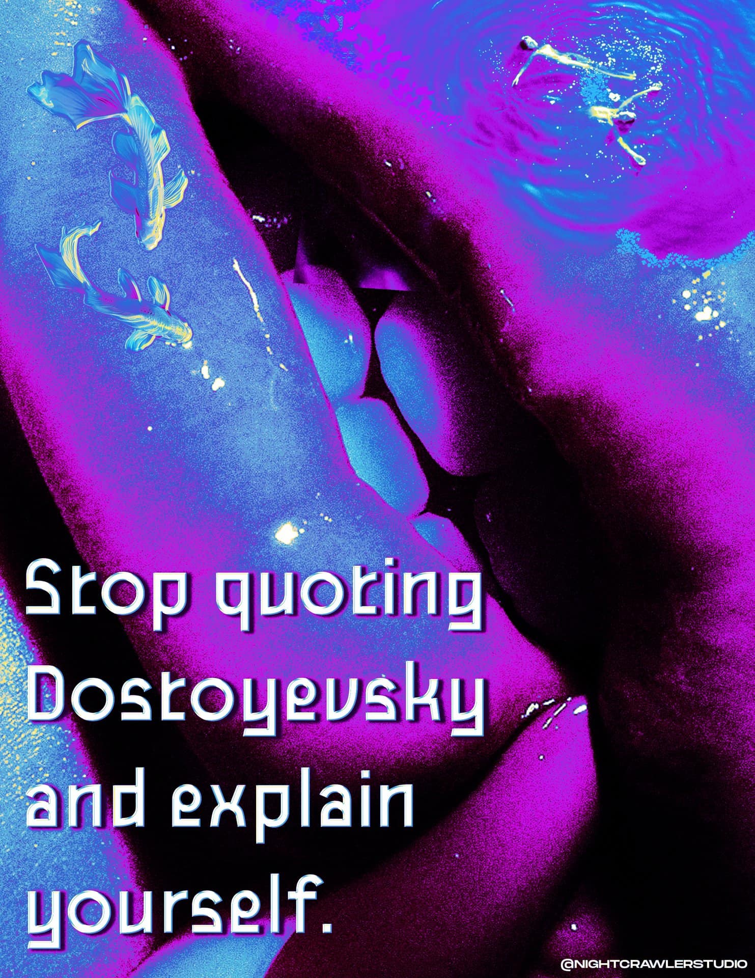 Dostoevsky typographic poster study